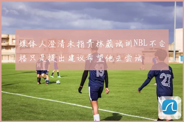 媒体人澄清未指责林葳试训NBL不合格只是提出建议希望他去尝试